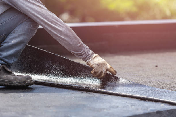 Professional Waterproofing technician working in Blakeslee, OH
